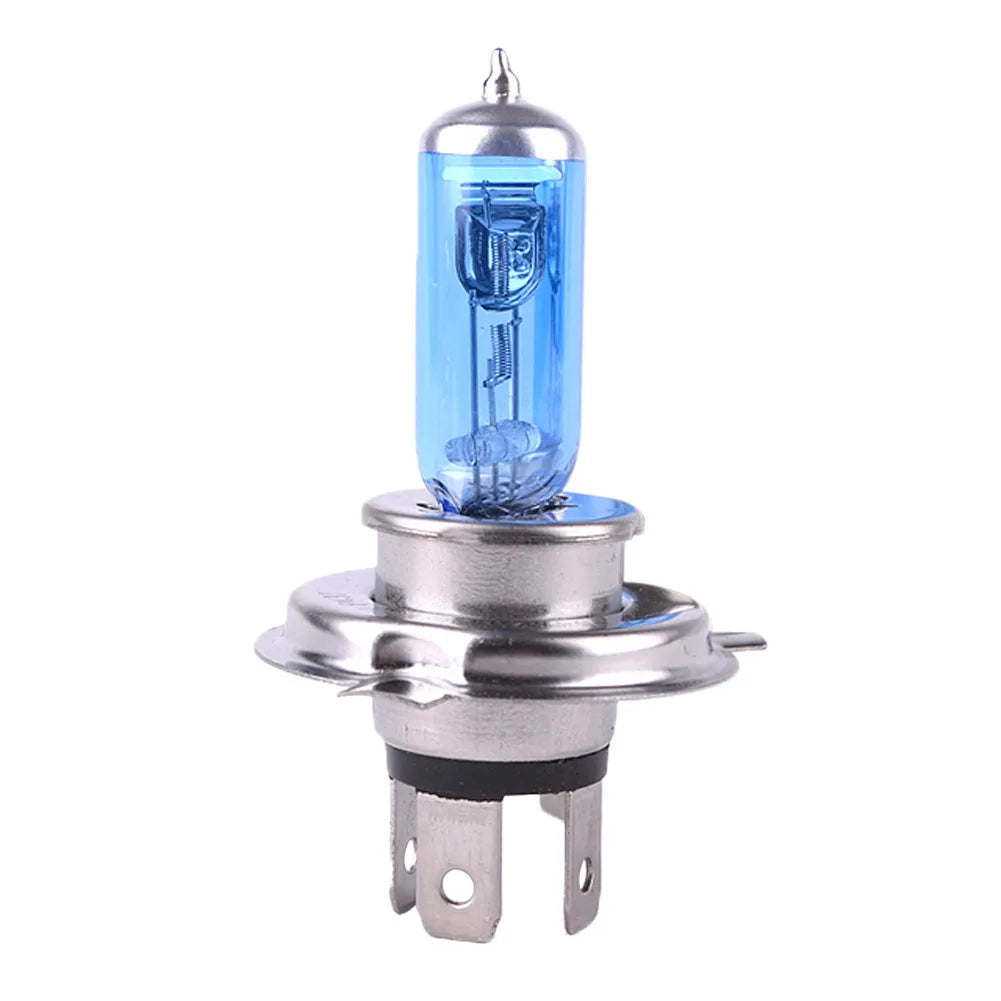 2Pcs/Lot 12V 100W H4 Xenon Gas Super Bright White Car Headlight Light