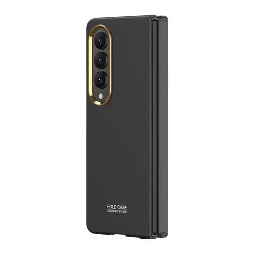 Luxury Case For Samsung GalaxyZ Fold 4 Cover Solid Color Fold4 Hard PC Case For Samsung Z Fold 4 Shock-proof Case