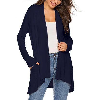 2024 Autumn Korean Women Cardigan Ladies Shawl Female Sweater Cardigans Female Long Sleeve Women Casual Thin Coats