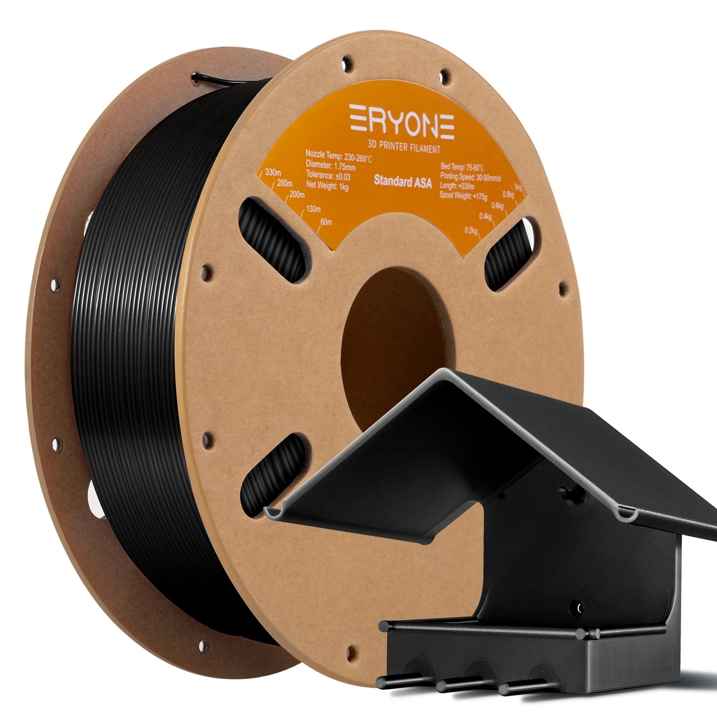 ERYONE ASA ABS PETG/PLA Carbon Fiber 1KG 1.75mm ±0.03mm Diameter High Quality For 3D Printing Filament Fast Shipping New Arrival