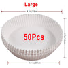 50/100Pcs Air Fryer Disposable Paper Non-Stick Airfryer Baking Papers Round Air-Fryer Paper Liners Paper Kitchen Accessories