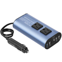 500W Double receptacle 4USB  Modified Frequency Inverter DC12V To AC 110V Ports Car Adapter Portable Inverter