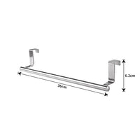 Towel Rack Over Door Towel Bar Hanging Holder Stainless Steel Bathroom Kitchen Cabinet Towel Rag Rack Shelf Hanger