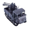 WWII Military US German Armored Vehicle MOC Building Blocks Soldiers Figure Tank Gun Carriage Medical Truck Transport Toys K033