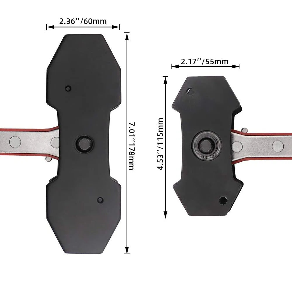 Brake Caliper Press Compression Tool 360 Degree Swing Ratchet Expander Wrench Durable Car Pad Press Ratchet Piston Spreader