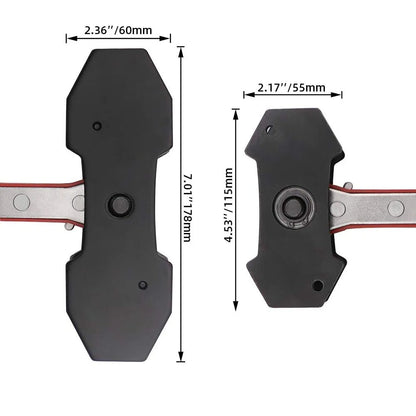 Brake Caliper Press Compression Tool 360 Degree Swing Ratchet Expander Wrench Durable Car Pad Press Ratchet Piston Spreader