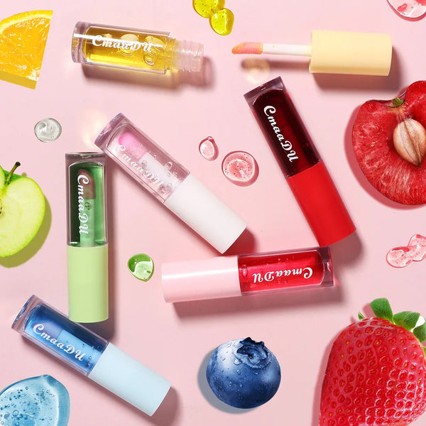 Hydrating Lip Oil-Berry Involved Moisturizing Clear Lip Gloss Plumping Non-Sticky Lip Care High Shine Finish Nourishing Fruit E