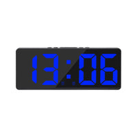Digital Alarm Clock Voice Control Teperature Snooze Night Mode Desktop Table Clock 12/24H Anti-disturb Funtion LED Clocks Watch