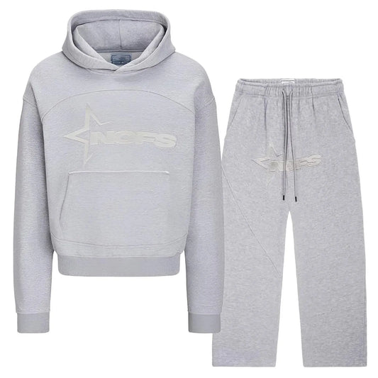 Men Women Hoodie Men's And Women's Jogging Sets Hip-hop Sports Two-piece Sets Long Sleeved Tops And Pants Casual Sports Suit