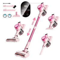 Homeika Cordless Vacuum Cleaner,23KPa 48mins Powerful Suction Vacuum LED Display,Lightweight Stick for HardFloor/Carpet/Pet Hair