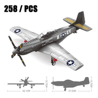 2024 Sluban WW2 Military Russia Air Weapon Mi-24 Attack Helicopters Hind Model Building Blocks Classics Fighter Bricks Plane Toy