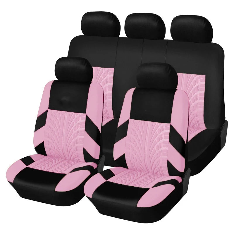 Brand Embroidery Car Seat Covers Set Car Organizer Universal For golf 4 For Citroen C4 For izh 2126 For Hyundai Ai 20 For Honda