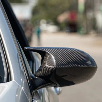 1 Pair Car Rearview Mirror Cap Side Mirror Cover Fit For BMW E90 E91 2005-2007 E92 E93 E81 E82 E88 E87  Pre-LCI Car Accessories