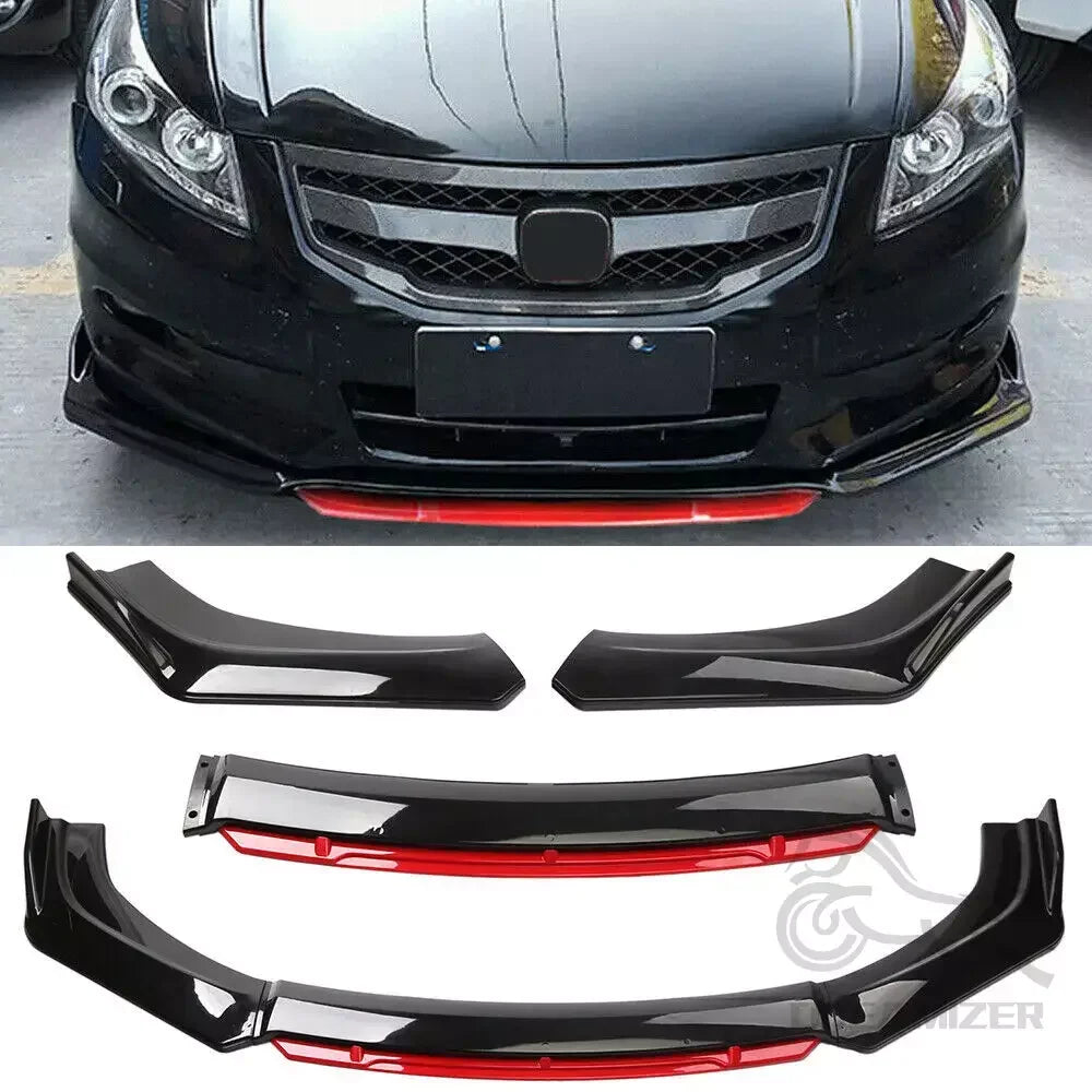 Universal Car Front Bumper Separator Bumper Lip Body Kit Separator For Honda For Toyota For Audi For Ford Width Below 183cm