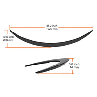 VEVOR GT Wing Car Spoiler Spoiler Compatible with 2018-2023 Camry High Strength ABS Material Baking Paint Car Rear Spoiler Wing