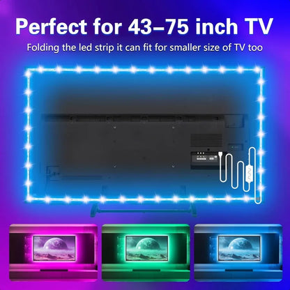 16.4ft Smart LED Strip Lights WiFi LED Lights Strip Work with Alexa and Google Assistant RGB 16 Million Colors with App Control