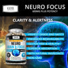 Neuro Brain & Focus Supplement - Healthy Memory Function, Clarity Nootropics Supplement - for Mental Focus, Cognitive Function