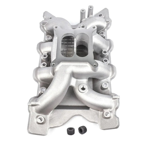 AP03 7564 Aluminum Air-Gap Dual Plane Engine Intake Manifold for Ford 351C 2V