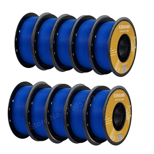 KINGROON PLA Filament 1.75mm 5/10KG pla Plastic For 3D Printer, Standard 1kg/roll 3D Printing Filaments Mix Color Local Shipping