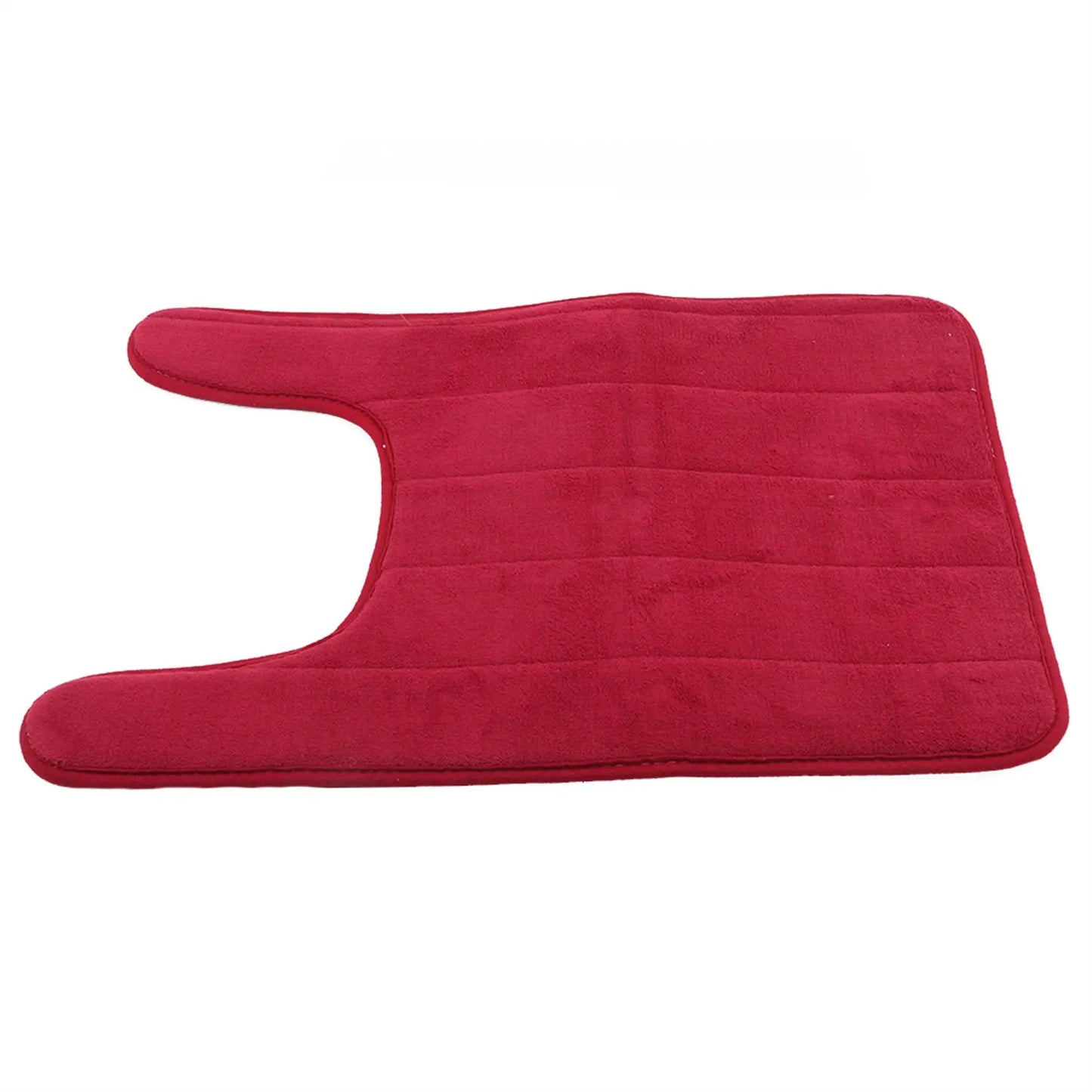 1pc New Washroom Toilet Foot Mat U-Shaped Floor Mat Waterproof Pad Bathroom Water Absorption Anti-Skid Pad