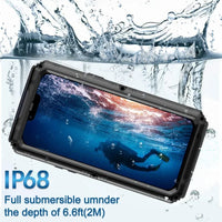 IP68 Waterproof Aluminum Metal Phone Case For iPhone 15 14 13 12 11 Pro Max XS XR 8 7 Plus 360 Heavy Duty Armor Protection Cover
