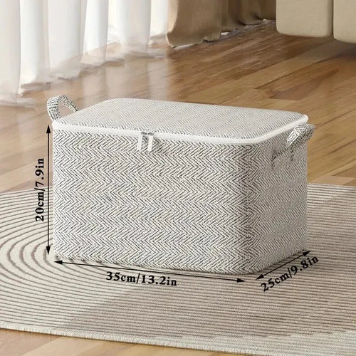 1pc Household Large Capacity Storage Bag Non-woven Material, Closet Wardrobe Organizer Can Be Used For Quilt Clothing, Toys EzBuyCo