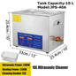 VEVOR Ultrasonic Cleaner 2L 3L 6L 10L 15L 22L 30L Digital Timer Stainless Steel Bath Jewelry Glasses Watch Cleaning Machine