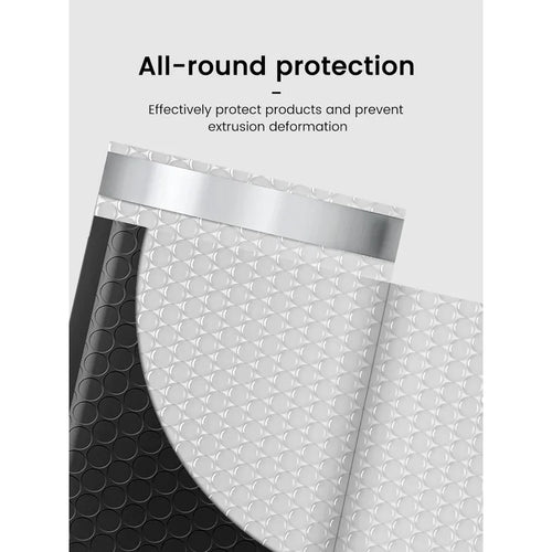 Black Bubble Mailers 4x8" Inches 50 Pack, Usable Size 4X7" Bubble Envelopes for Small Business,etc