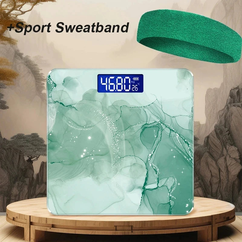 Usb Accurate Smart Electronic Scale, New Three-Dimensional Lcd Display With Accurate Sensing, Temperature Sensing Weight Scale