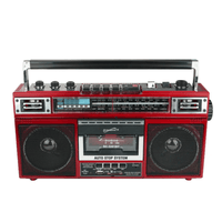 Supersonic 4 Band Bluetooth Radio & Cassette Player + Cassette To Mp3 Converter Jupiter Gear
