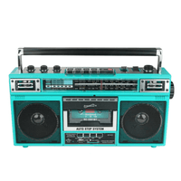Supersonic 4 Band Bluetooth Radio & Cassette Player + Cassette To Mp3 Converter Jupiter Gear
