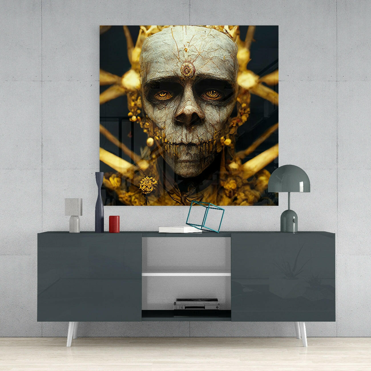 Insigneart USA Ancient Look Glass Wall Art || Designers Collection