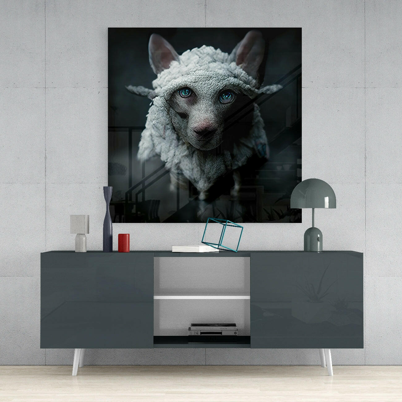 Insigneart USA Insigneart USA Deception Glass Wall Art || Designers Collection