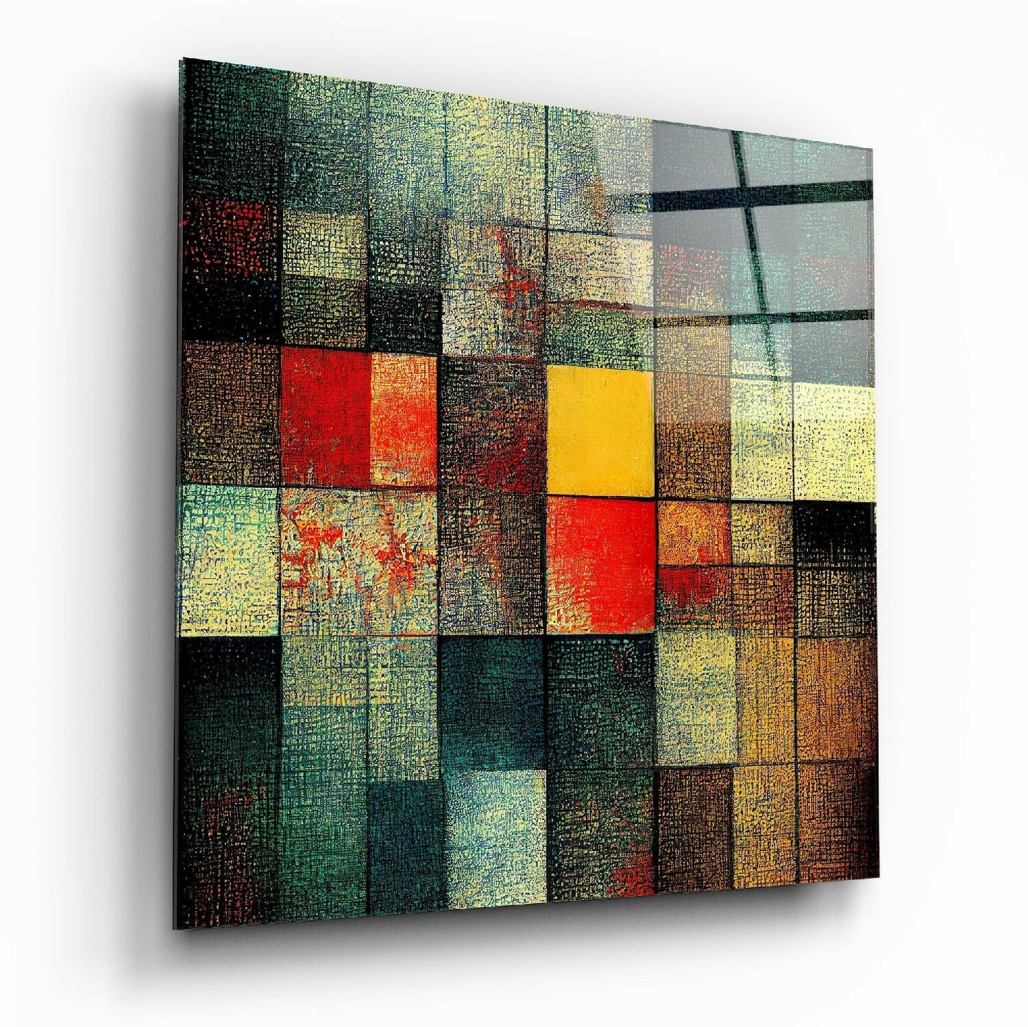 Insigneart USA Insigneart USA Blocks Glass Wall Art || Designers Collection