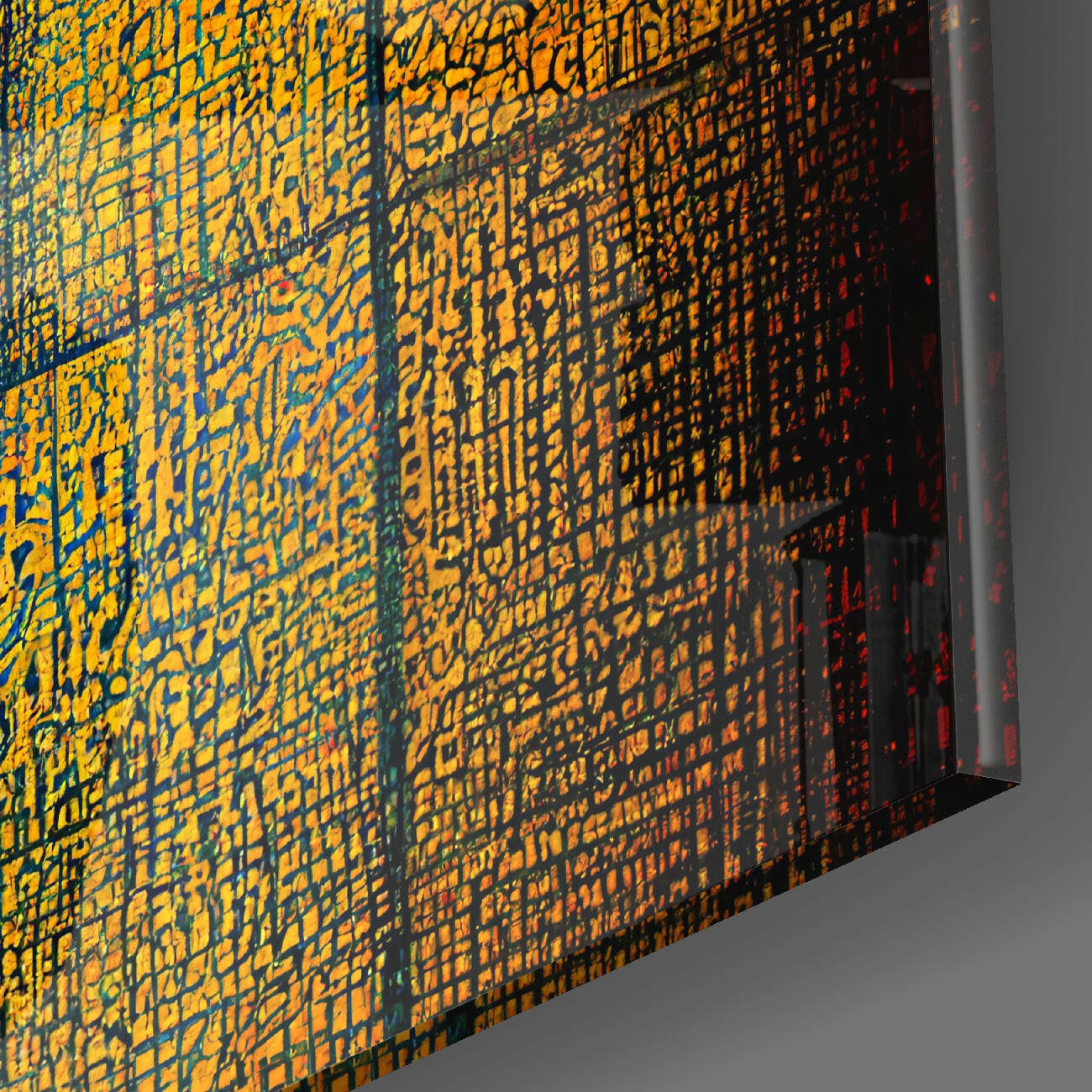 Insigneart USA Insigneart USA Blocks Glass Wall Art || Designers Collection