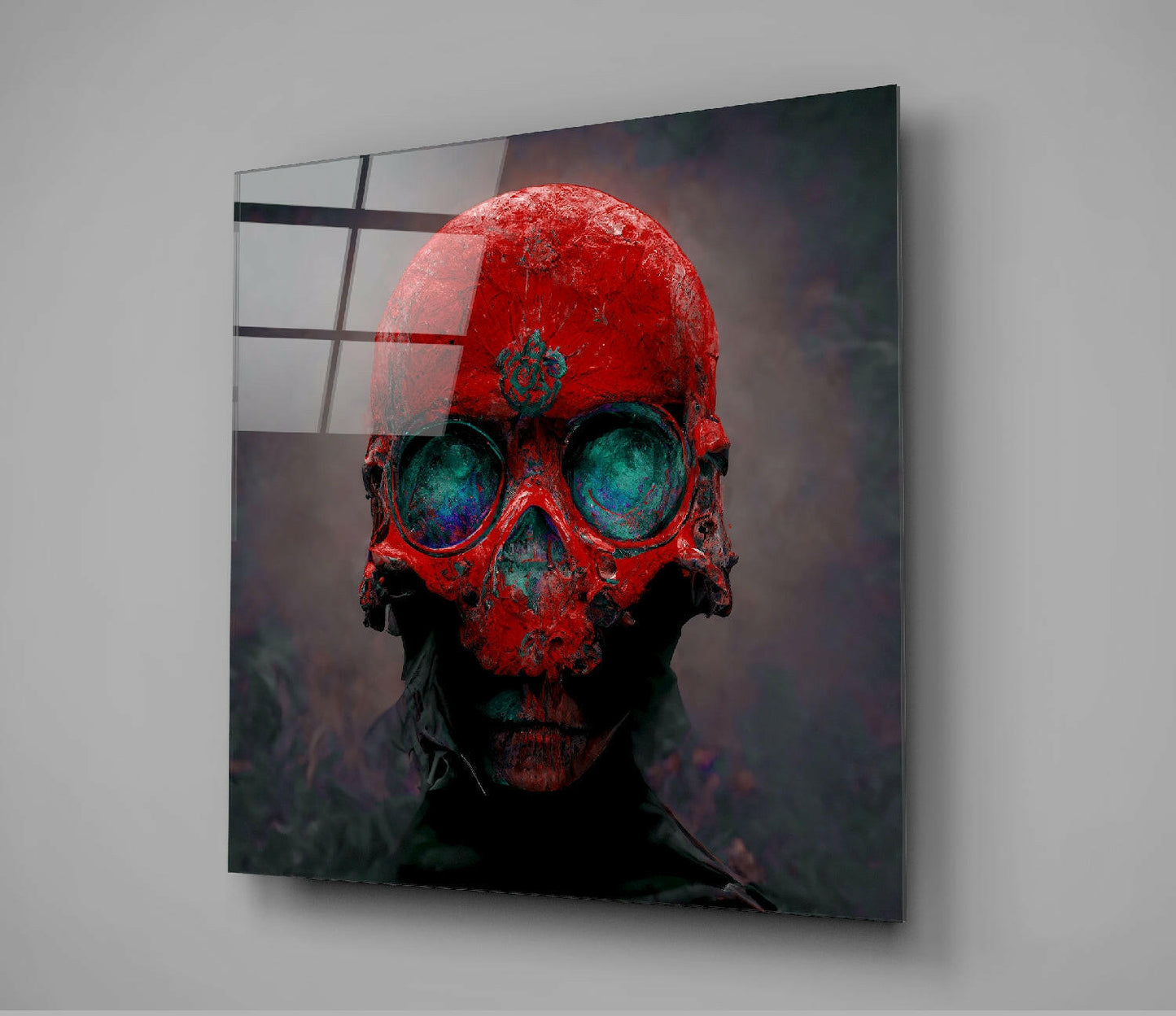 Insigneart USA Insigneart USA Red Head Glass Wall Art || Designer Collection
