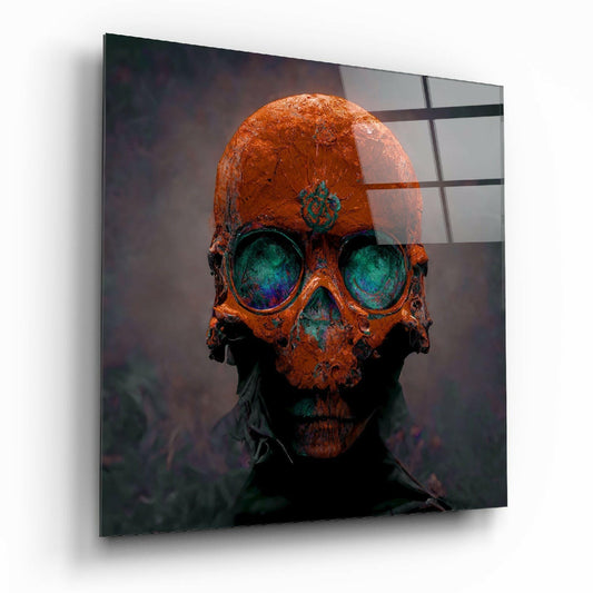 Insigneart USA Insigneart USA Orange Head Glass Wall Art || Designer Collection