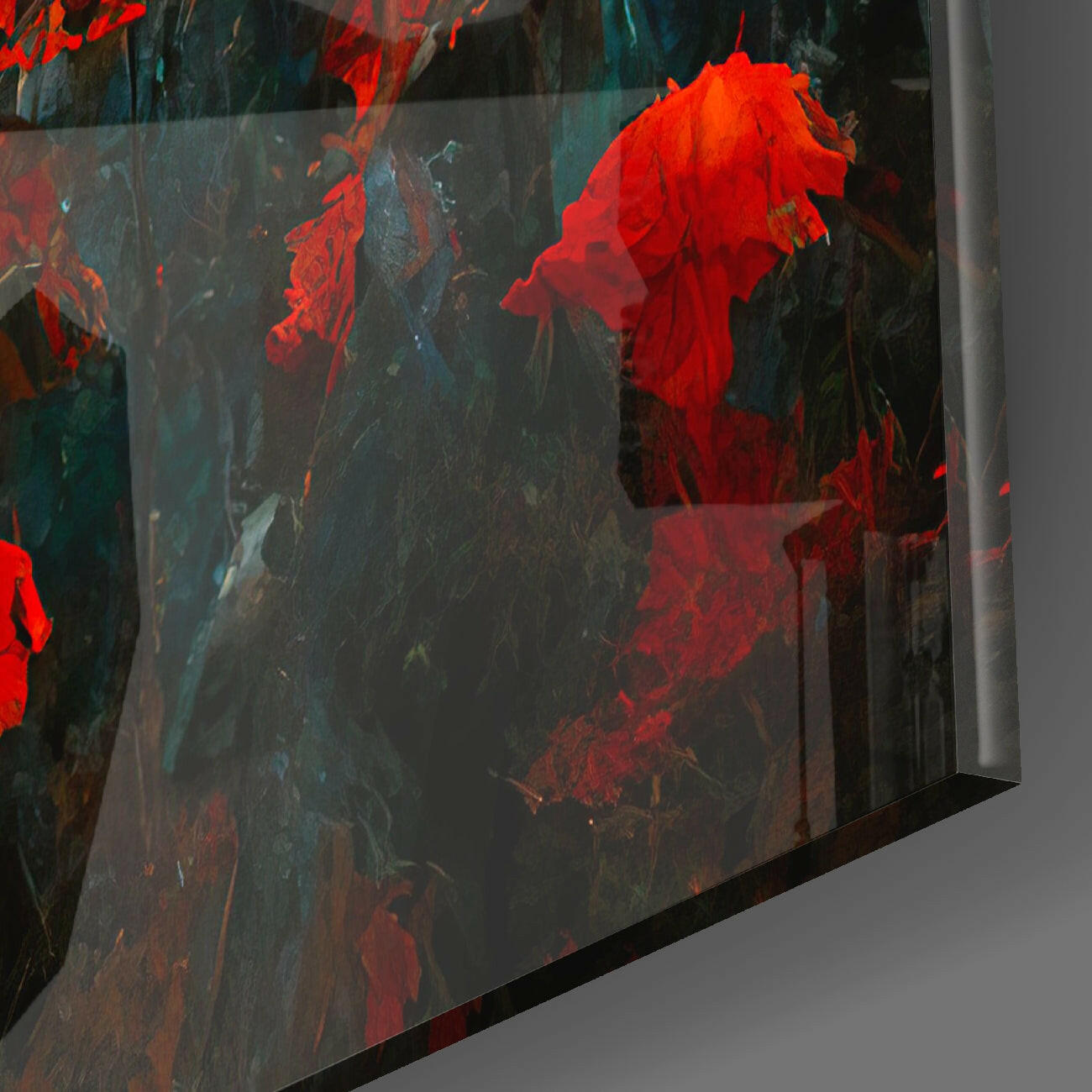 Insigneart USA Insigneart USA Poppy Glass Wall Art || Designer Collection