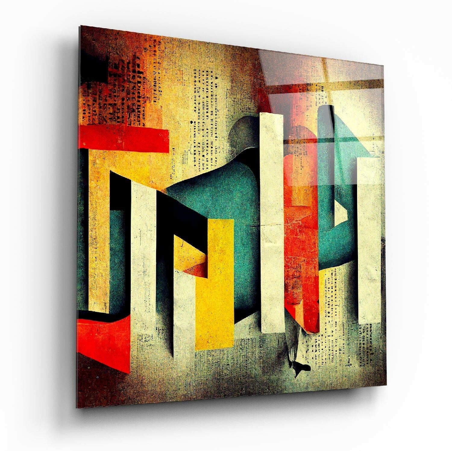 Insigneart USA Lost Alphabet Glass Wall Art || Designer Collection