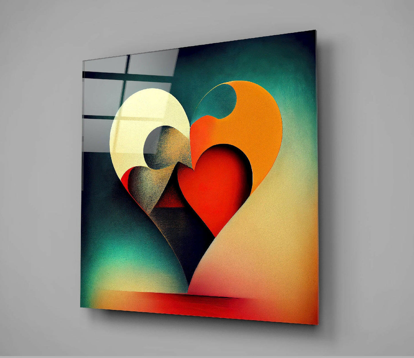 Insigneart USA Insigneart USA Heart Glass Wall Art || Designers Collection