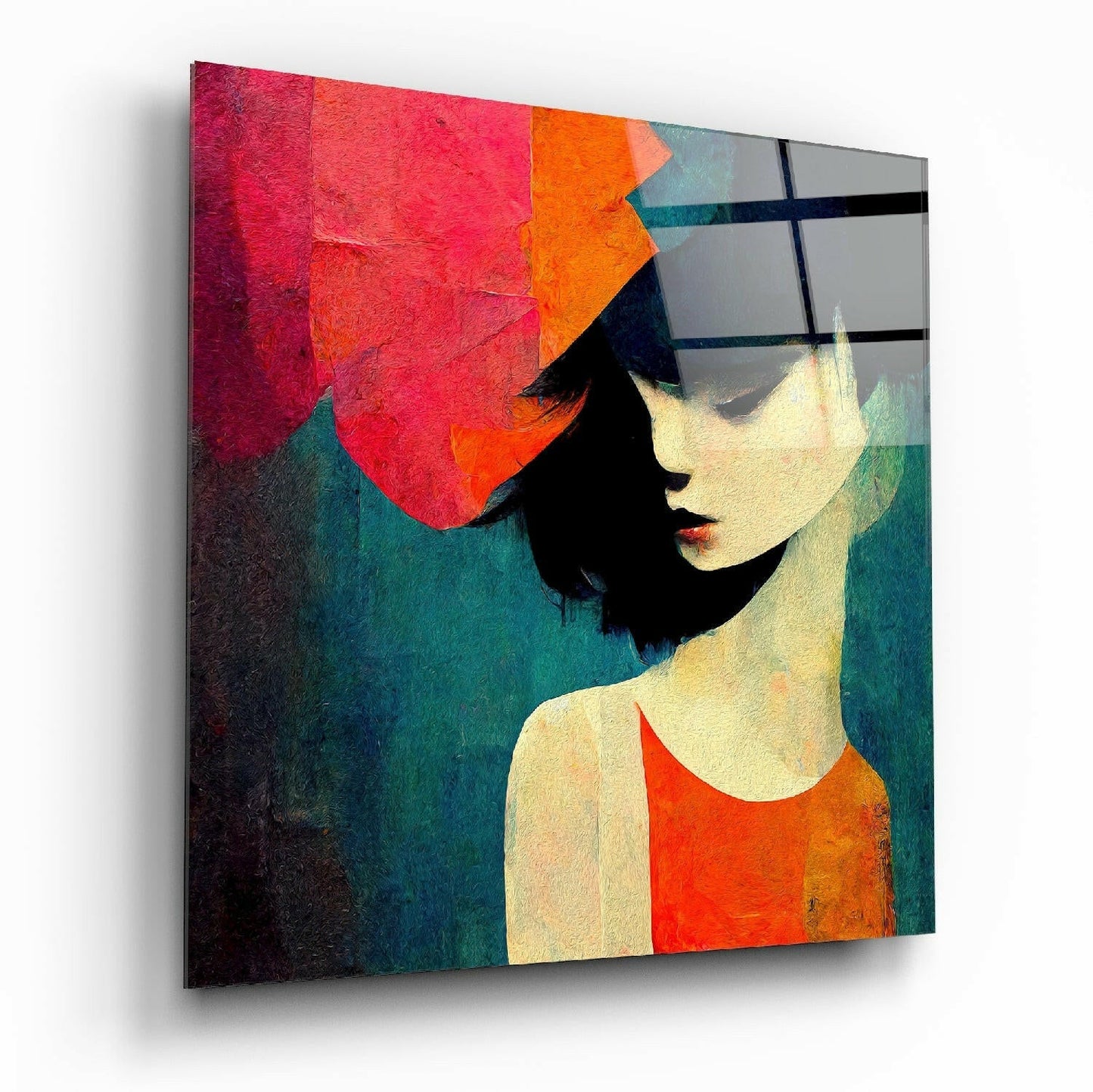 Insigneart USA Insigneart USA Saddness Glass Wall Art || Designer Collection