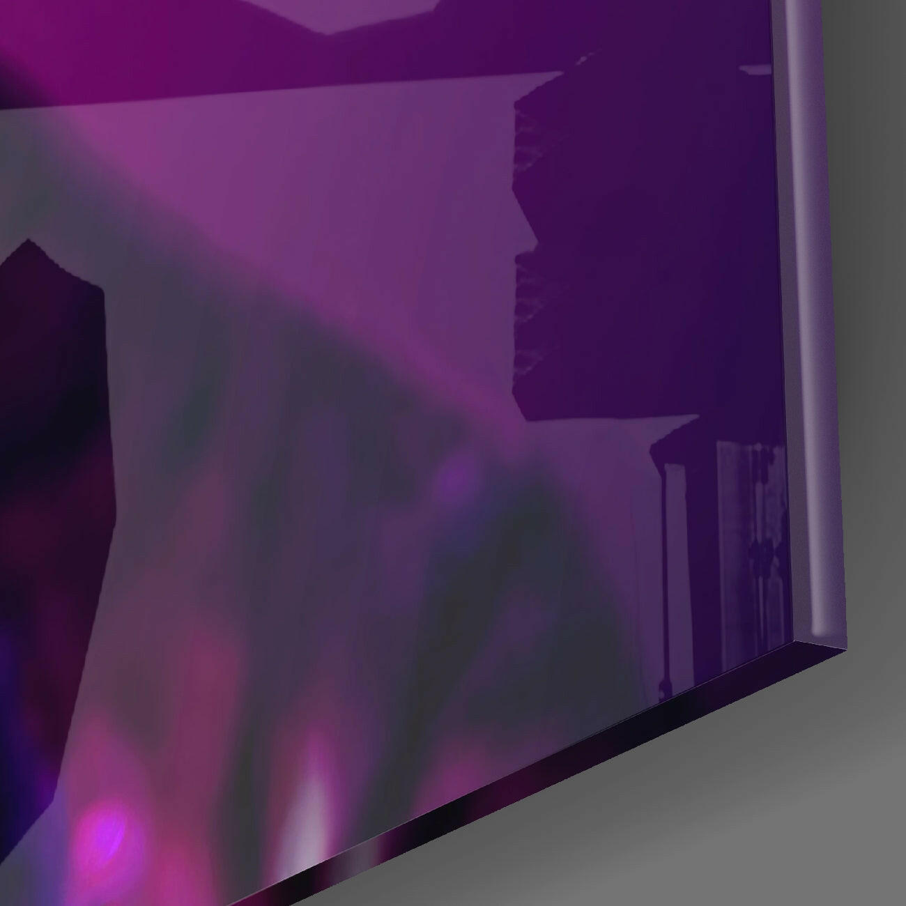 Insigneart USA Curious Cat Glass Wall Art || Designers Collection