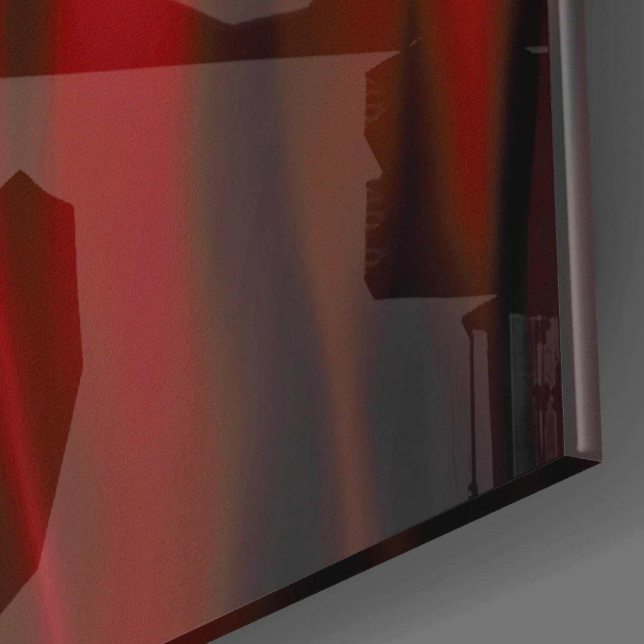 Insigneart USA Angry Smile Glass Wall Art || Designers Collection