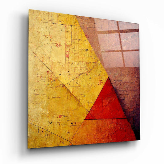 Insigneart USA Ancient Wall Glass Wall Art || Designers Collection