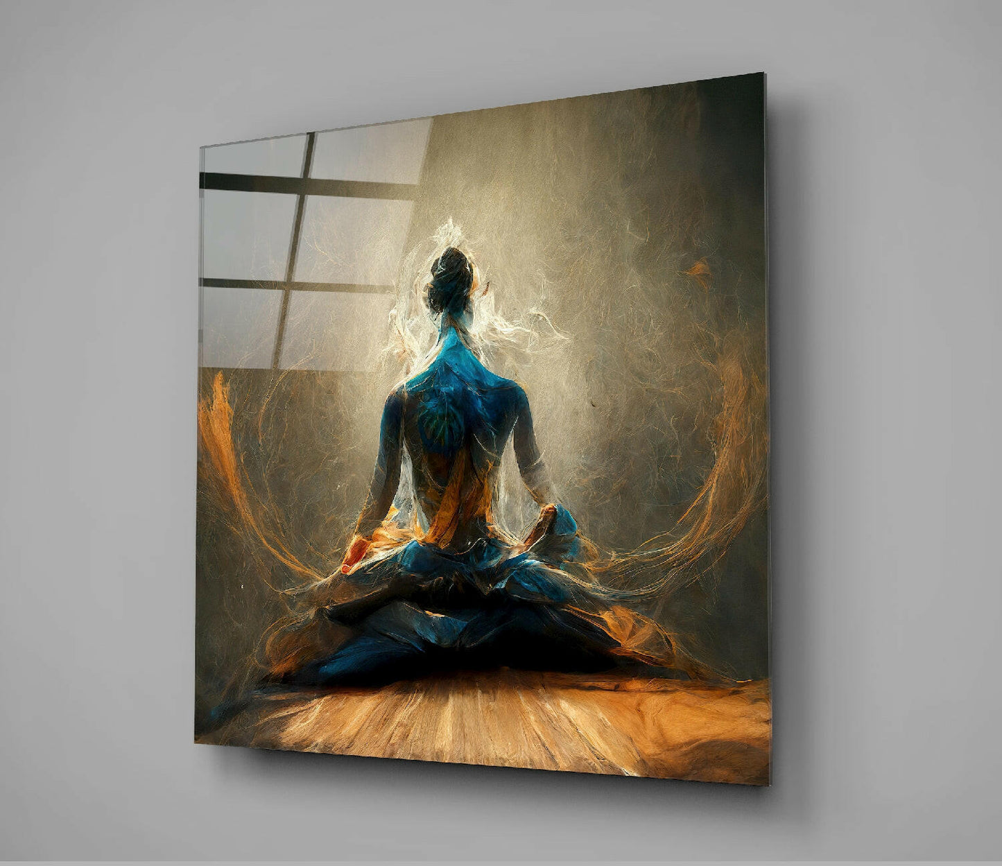 Insigneart USA Insigneart USA Meditation Glass Wall Art || Designer Collection