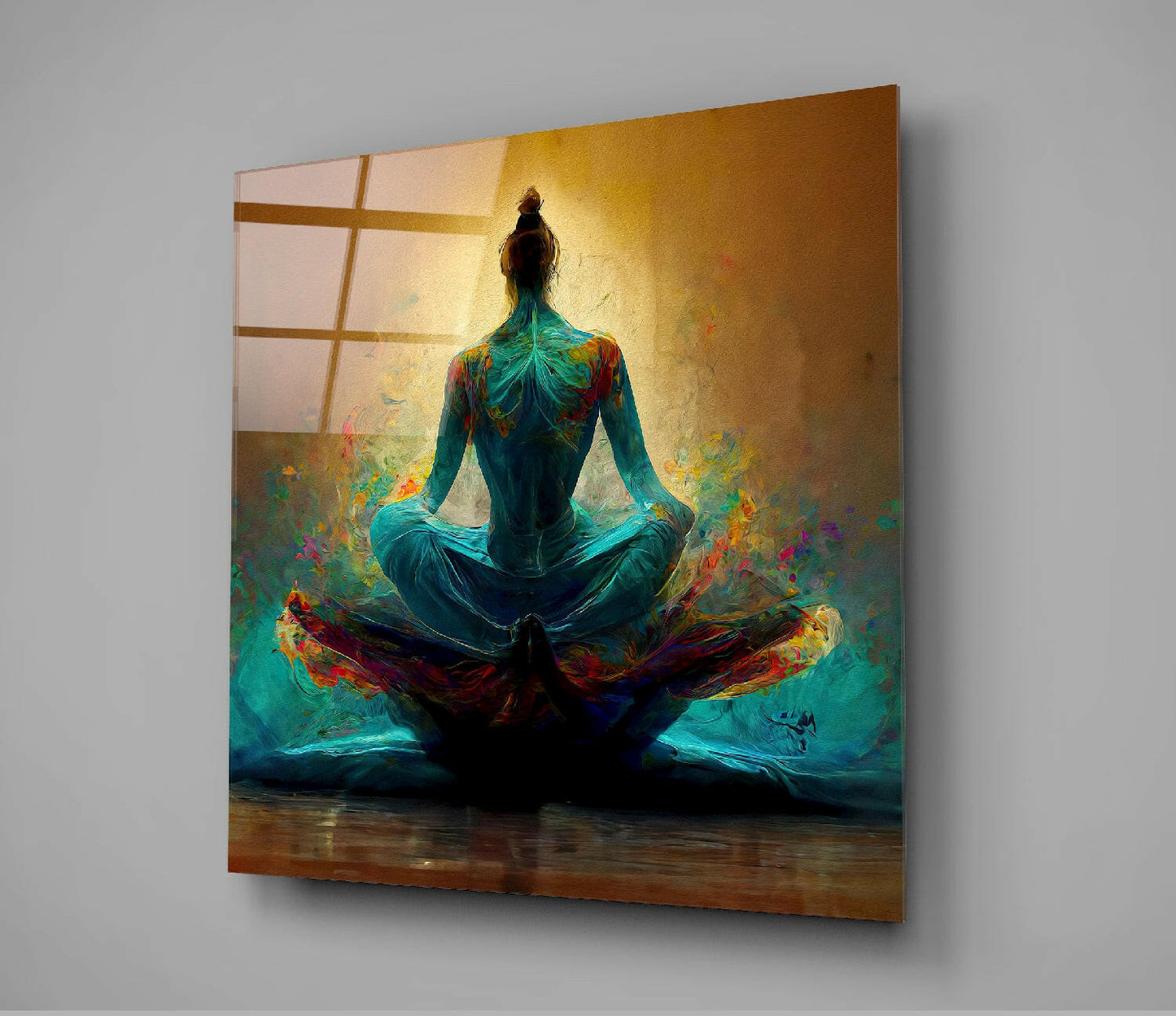 Insigneart USA Insigneart USA Meditation Glass Wall Art || Designer Collection