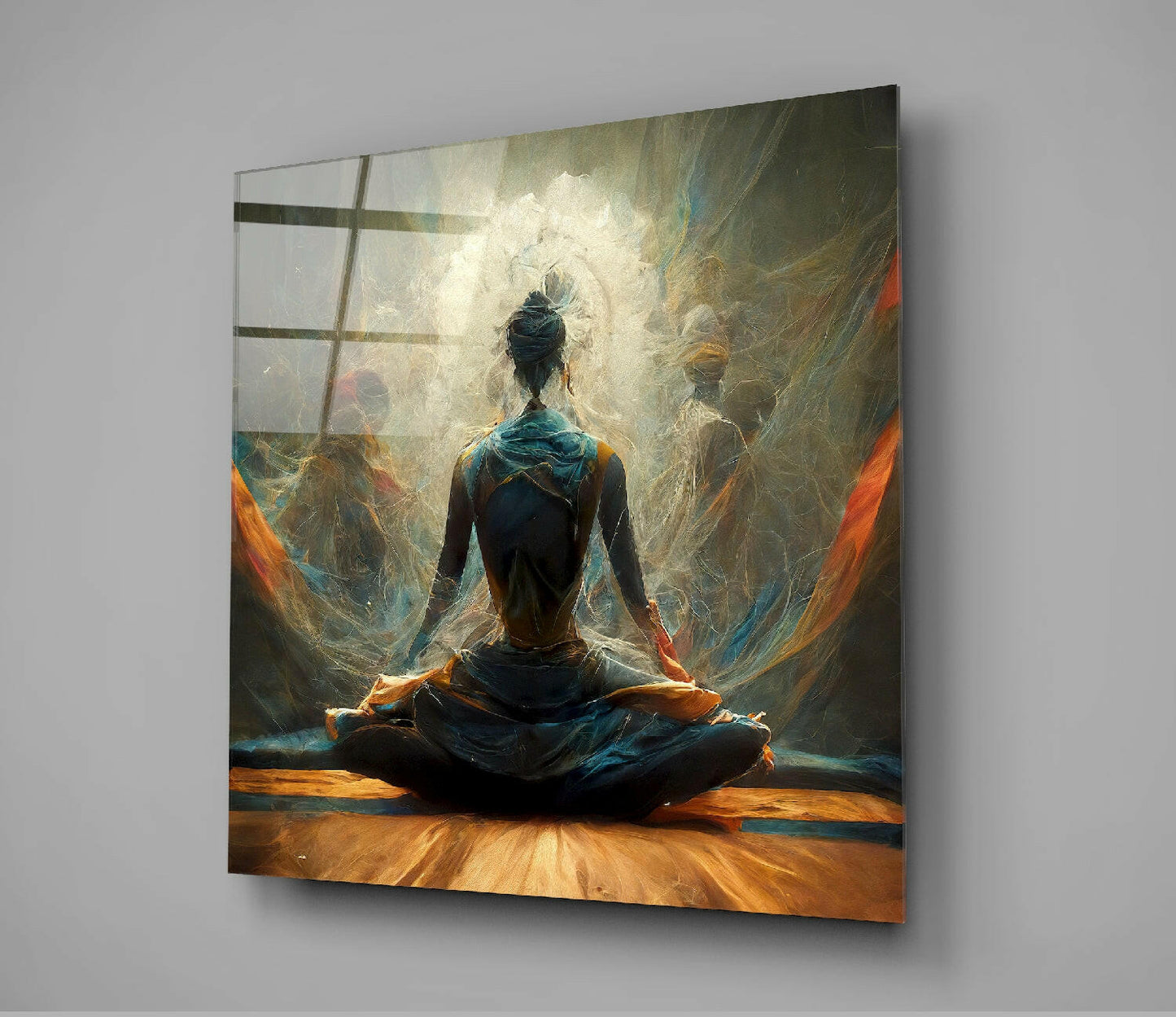 Insigneart USA Insigneart USA Meditation Glass Wall Art || Designer Collection