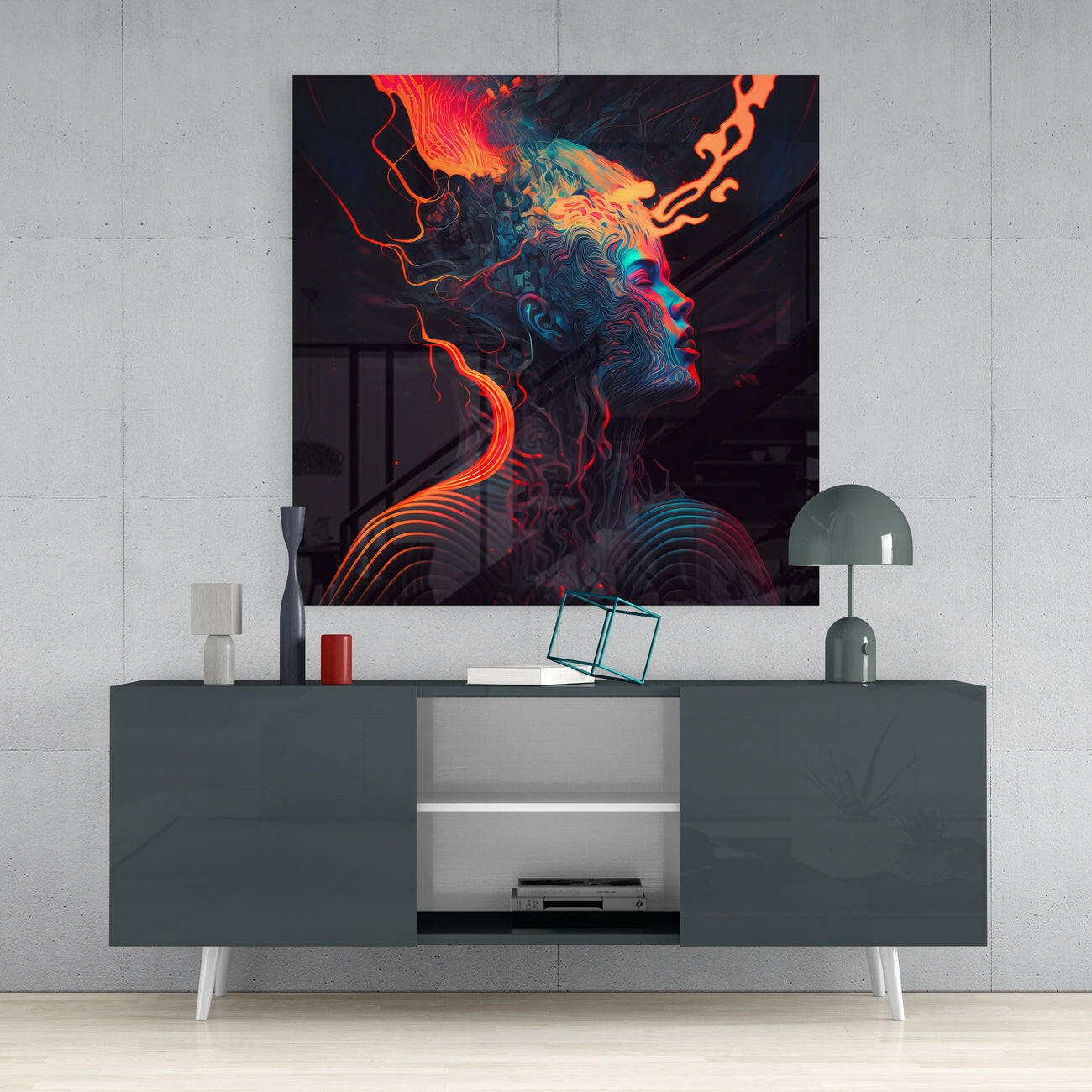 Insigneart USA Be the Music Glass Wall Art || Designers Collection