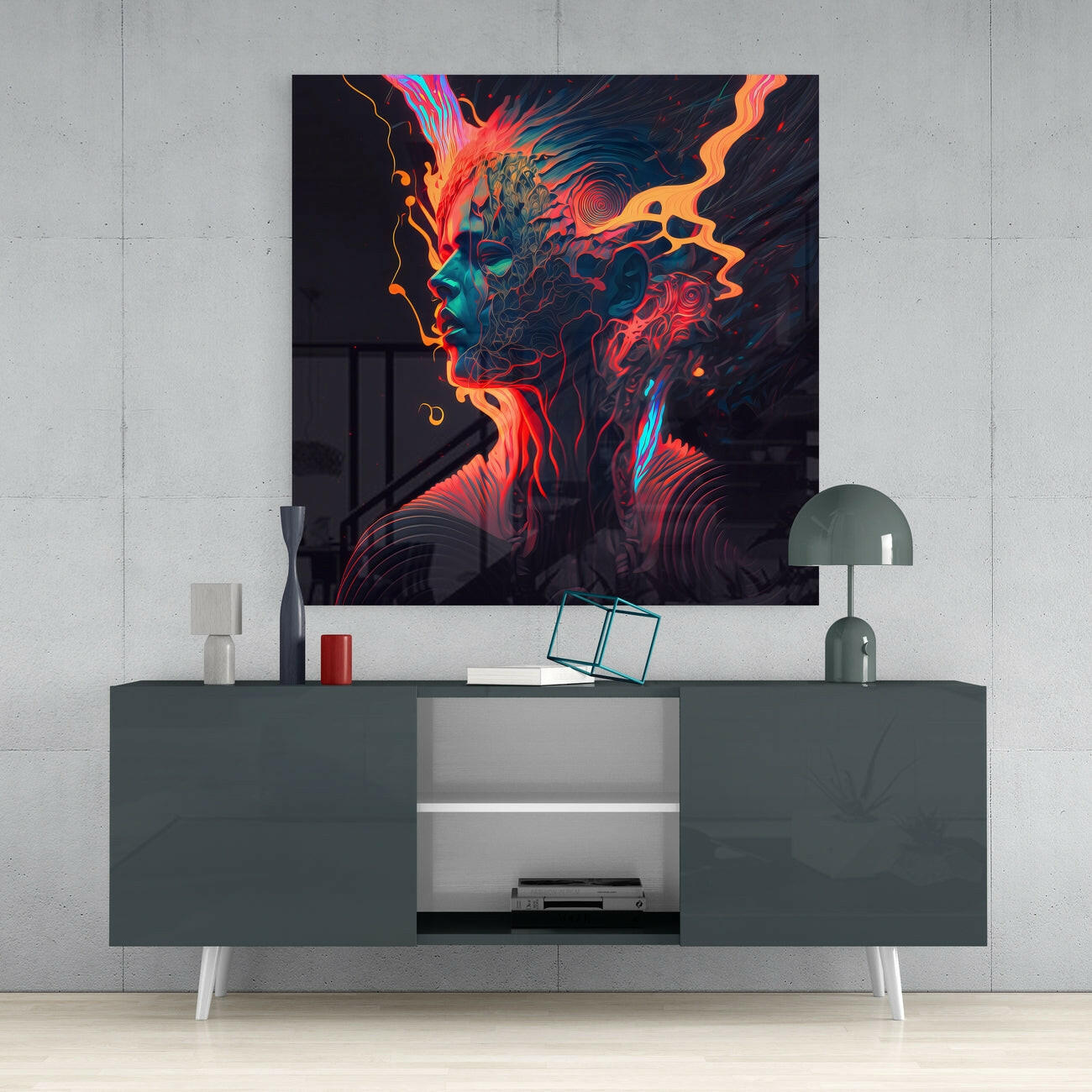 Insigneart USA Be the Music Glass Wall Art || Designers Collection