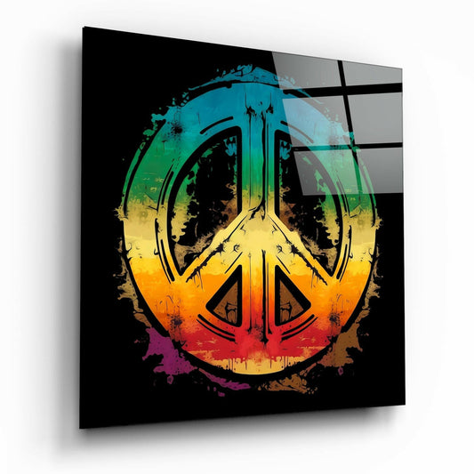 Insigneart USA Insigneart USA Peace Glass Wall Art || Designer Collection